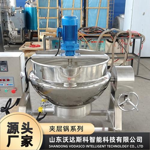 炒肉松的机器设备 大型鲜花酱自动出料炒锅 商用小麦粉电加热炒锅图片